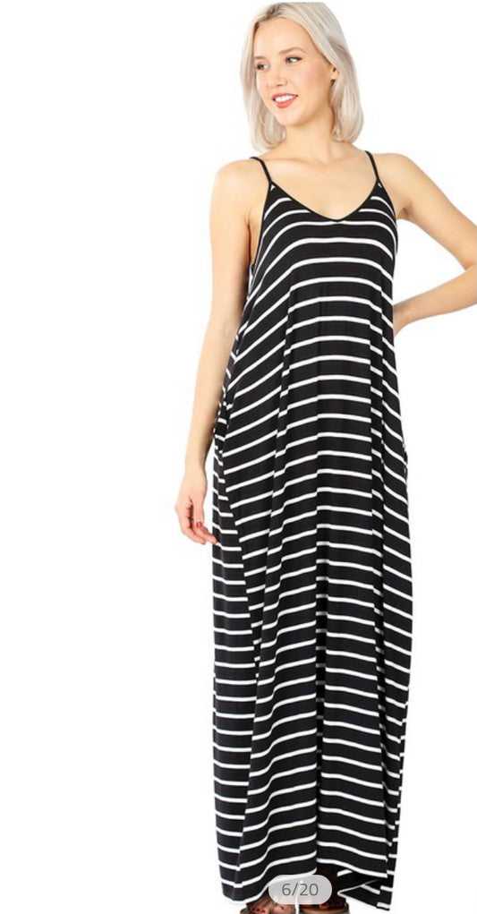 Striped Maxi Dress